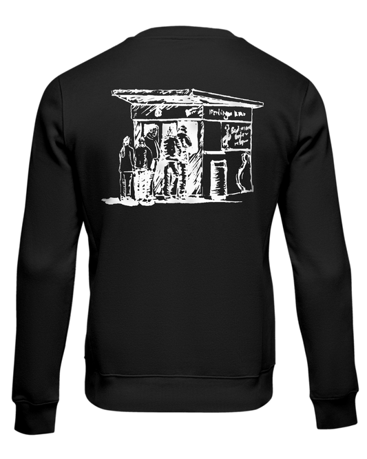 Black Bæjarins Beztu sweatshirt