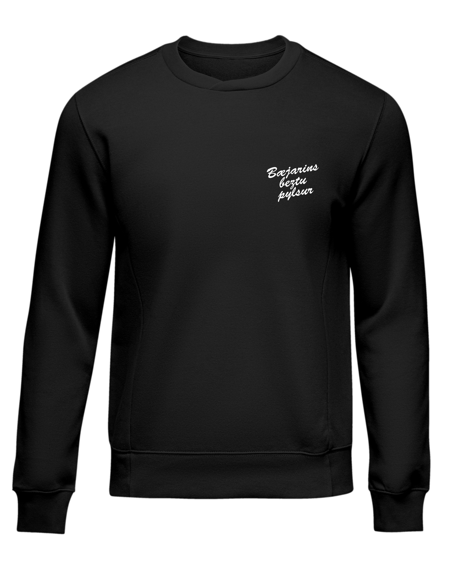 Black Bæjarins Beztu sweatshirt
