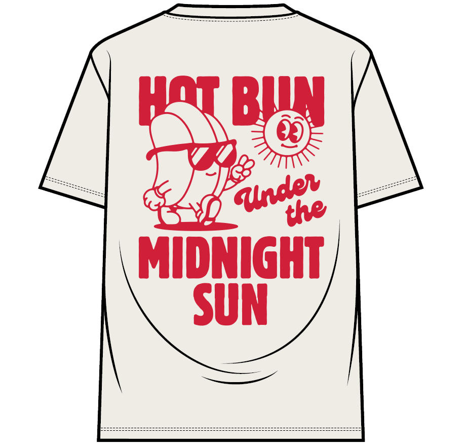 *𝗡𝗘𝗪* Hot Bun Midnight Sun T-shirt